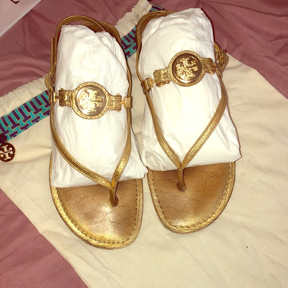 Tory Burch Gold Sandal